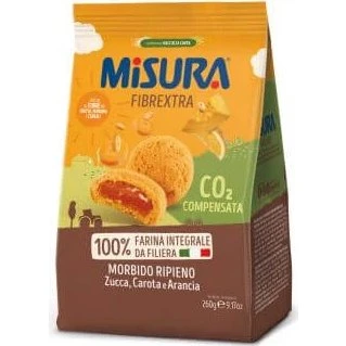 Misura Vollkornkekse mit Kürbis, Karotten und Orangen, 260 g