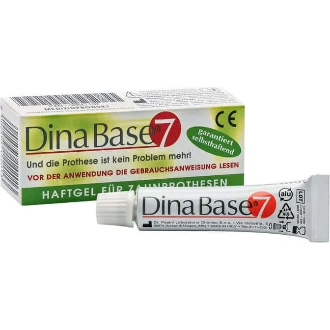 Dinabase 7 Haftgel - Weichbleibende Unterfütterung für Prothesen