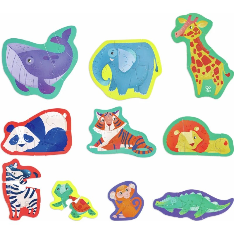 Hape Puzzle Dschungel Freunde