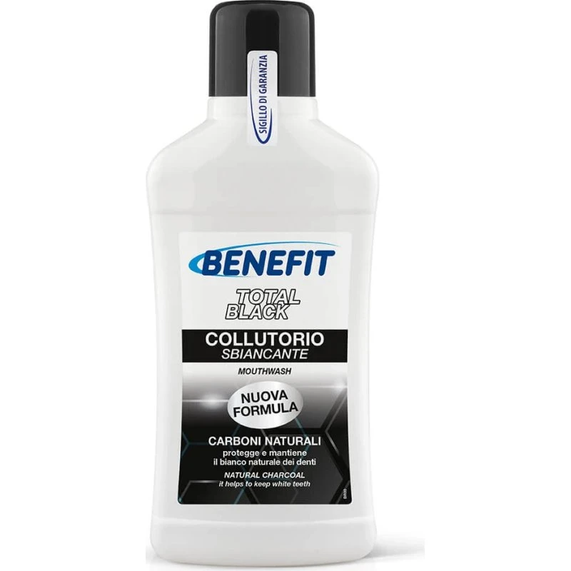 Benefit Total Black Mundspülung mit Aktivkohle, 500 ml