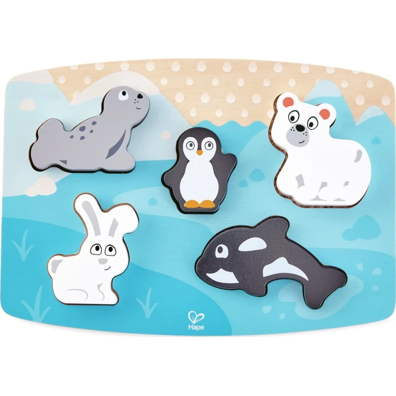 Hape Fühlpuzzle Polartiere E1620