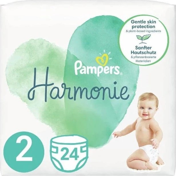 Pampers Harmonie Windeln Nr. 2, 4-8kg, 24 Stück