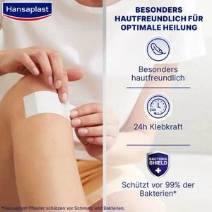Hansaplast Sensitive Wundpflaster, hypoallergen 6 cm x 2 m