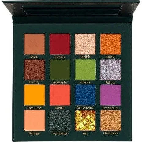 Ucanbe Back to School Lidschatten-Set mit 16 Farben