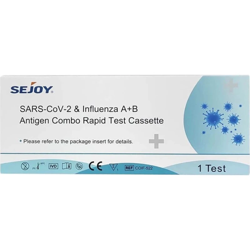 Sejoy SARS-CoV-2 & Influenza A+B Antigen Kombi-Schnelltest (1 Stk)