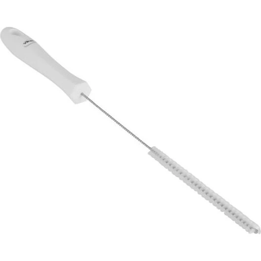 Vikan 53635 Rohrbürste mit Stiel, Ø9 mm, 375 mm, weiß