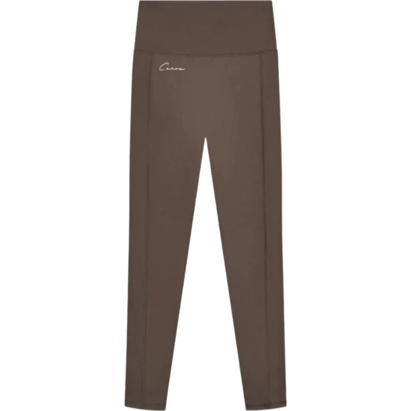 Cuera Active Logo Tights Long Dark Brown