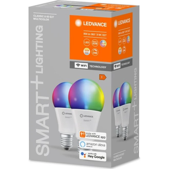 LEDVANCE Smart E27 RGB Dimmbar 2er-Pack
