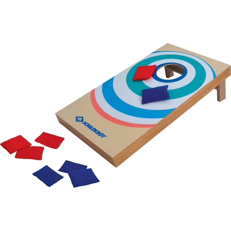 Schildkröt Cornhole Set - Freizeitspiel mit 2 Boards & 8 Säckchen