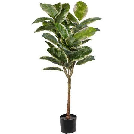 Mr Plant Ficus Elastica Künstliche Pflanze, 150 cm, Grün