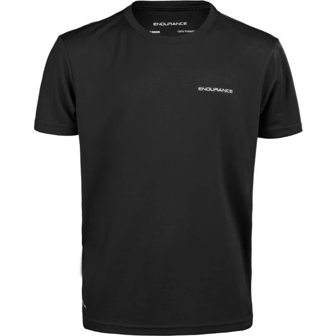 Endurance Vernon V2 Performance T-Shirt für Kinder - Schwarz