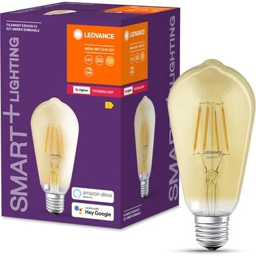 LEDVANCE Smart+ ZigBee Gold Filament 6W 2400K dimmbar