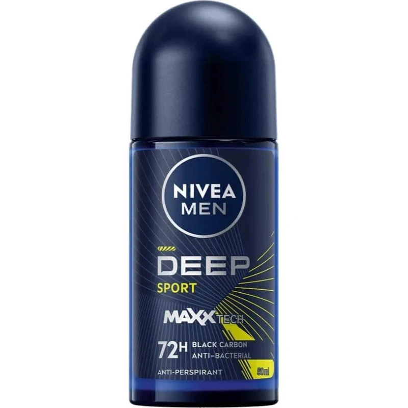 Nivea Men Deep Sport Antitranspirant Roll-on, 50 ml