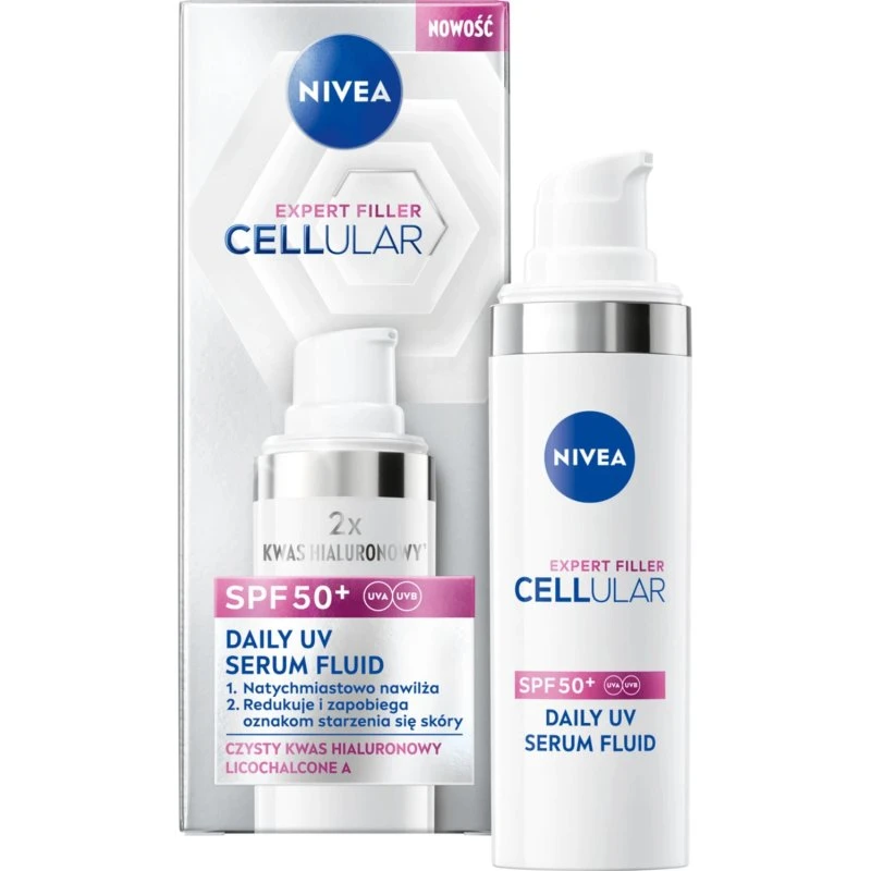 Nivea Cellular Expert Filler Daily UV Serum Fluid SPF 50+, 30 ml