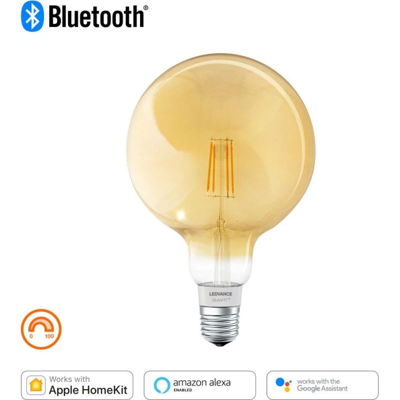Ledvance SMART+ Bluetooth LED Filament Globe 6W E27 Warmweiß