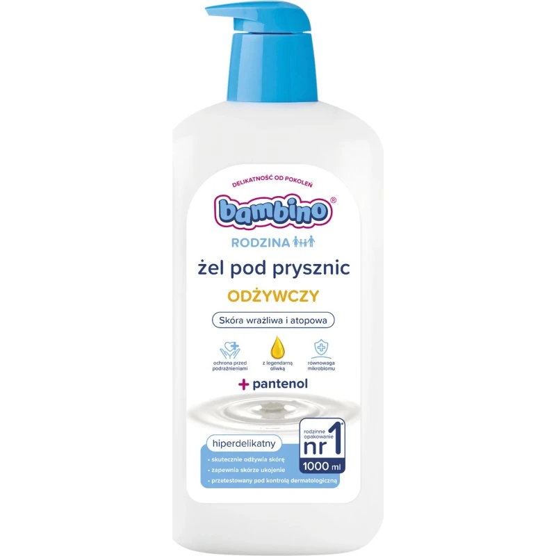 Bambino Family Pflegendes Duschgel mit Olivenöl, 1l