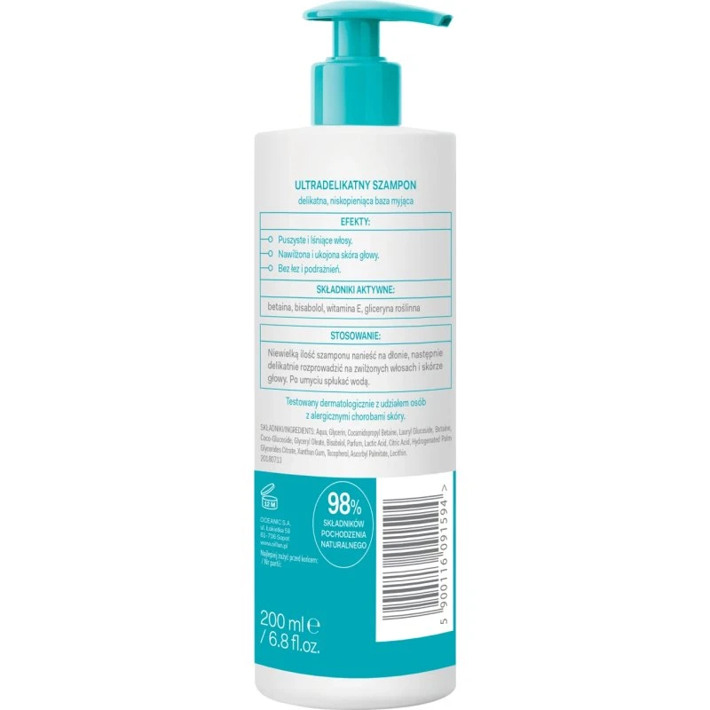 Oillan Baby Ultra-Mildes Shampoo, 200 ml