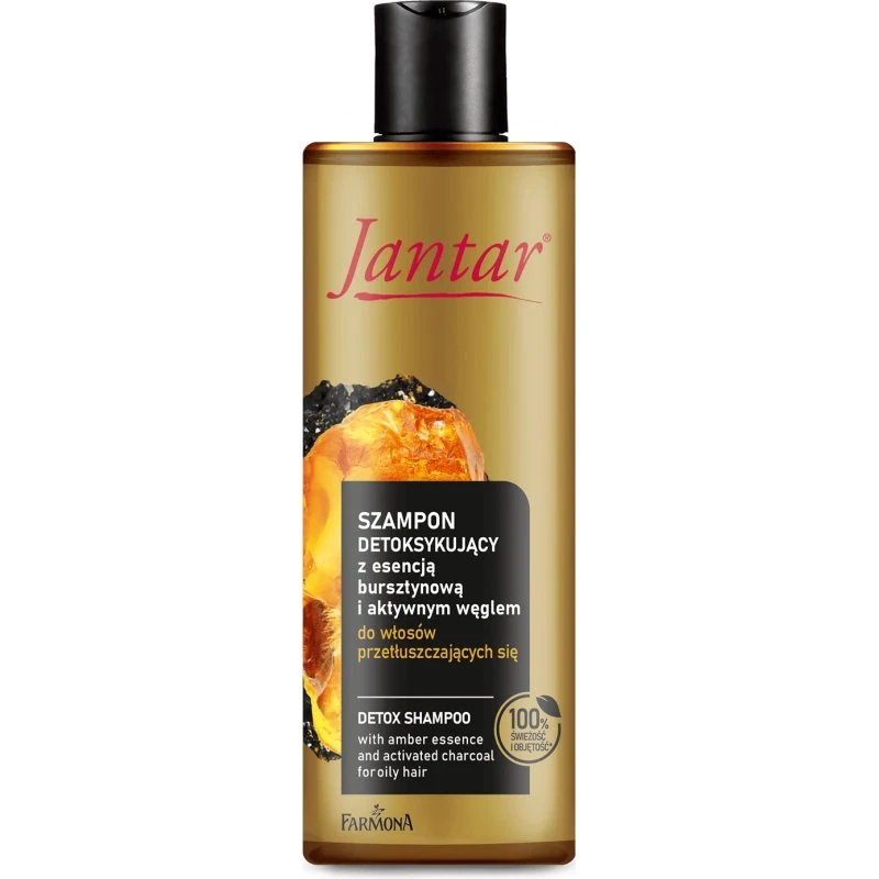 Farmona Jantar Entgiftendes Shampoo mit Bernstein & Aktivkohle, 300ml