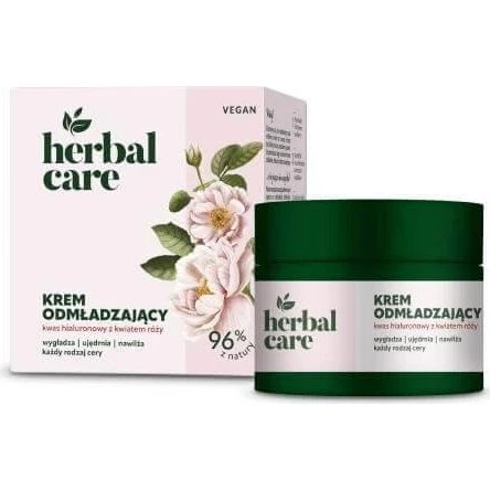 FARMONA HERBAL CARE Verjüngungscreme mit Hyaluronsäure & Rosenblüten, 50 ml