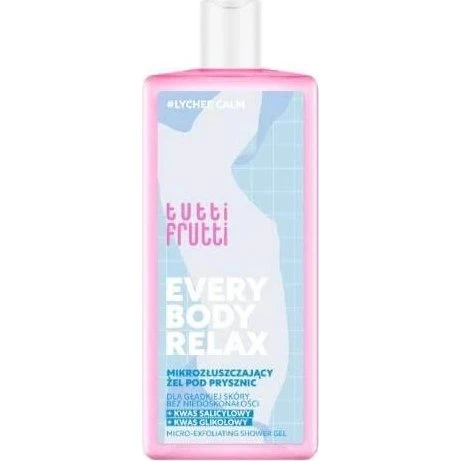 Tutti Frutti LycheeCalm Micro Peeling-Duschgel, 400 ml
