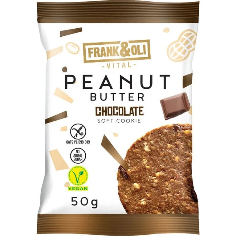 Frank&Oli Erdnussbutter Weichkeks Schokolade 50 g