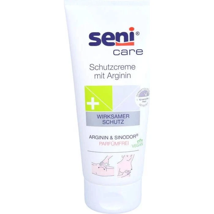 SENI care Hautschutzcreme mit Arginin, parfümfrei, 200 ml