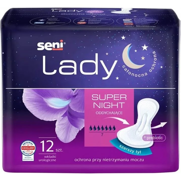 Seni Lady Super Night urologische Nachteinlagen, 12 Stück