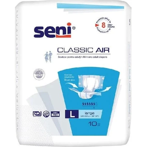 Seni Classic Air Erwachsenenwindeln, Größe L, 10 Stück