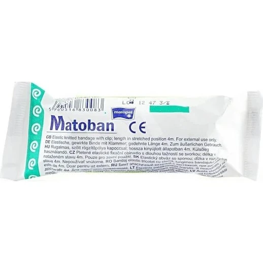Matoban Elastische Binde, 4m x 12cm, 1 Stück