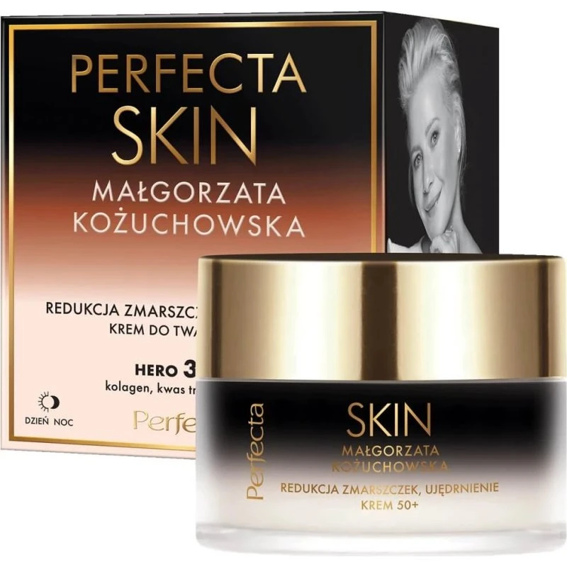 Perfecta Skin Małgorzata Kożuchowska Straffende Tages- und Nachtcreme 50+
