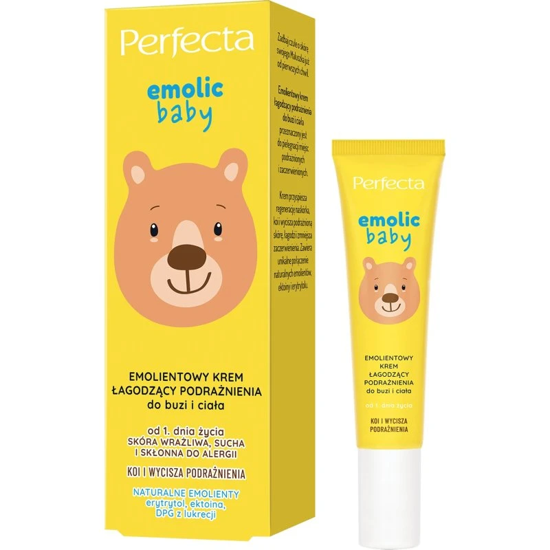 Perfecta Emolic Baby Beruhigende Creme für Gesicht & Körper, 20 ml