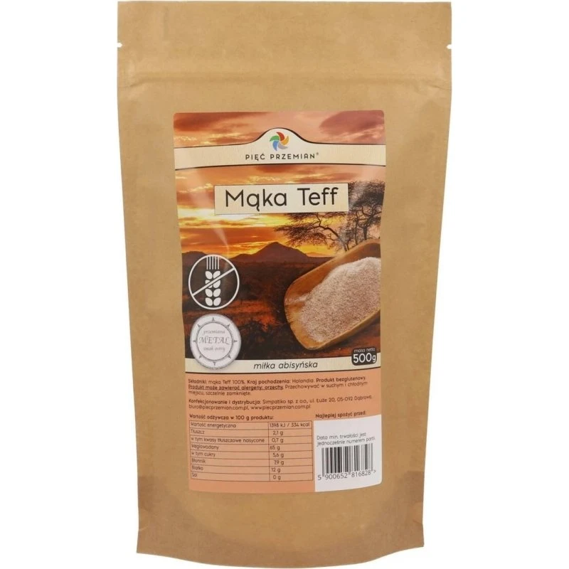 Five Transformations Glutenfreies Teffmehl 500 g