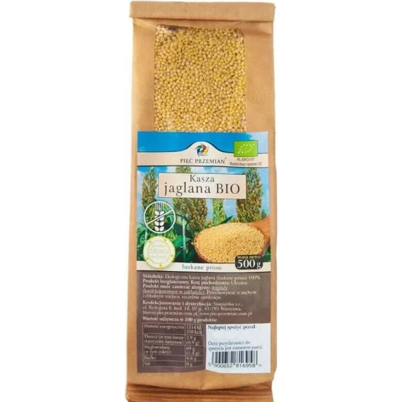 FIVE CHANGES Bio-Hirseflocken glutenfrei, 500g