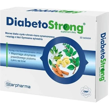 DiabetoStrong Nahrungsergänzungsmittel, 30 Tabletten