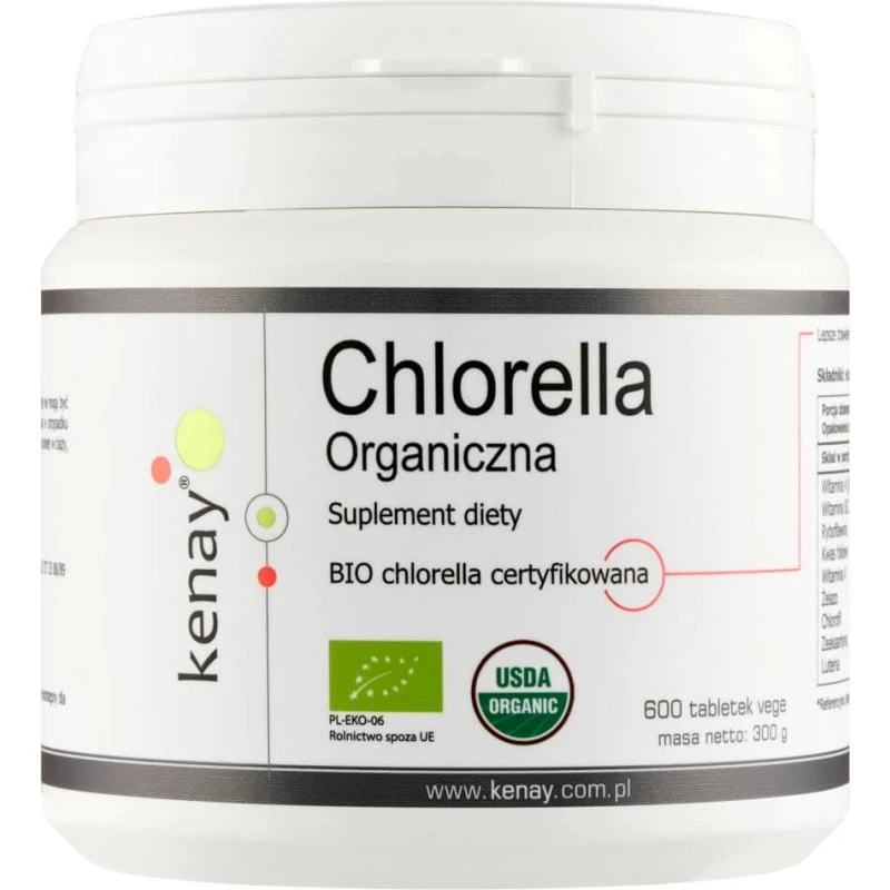 Kenay Bio Chlorella Organic - 600 Tabletten