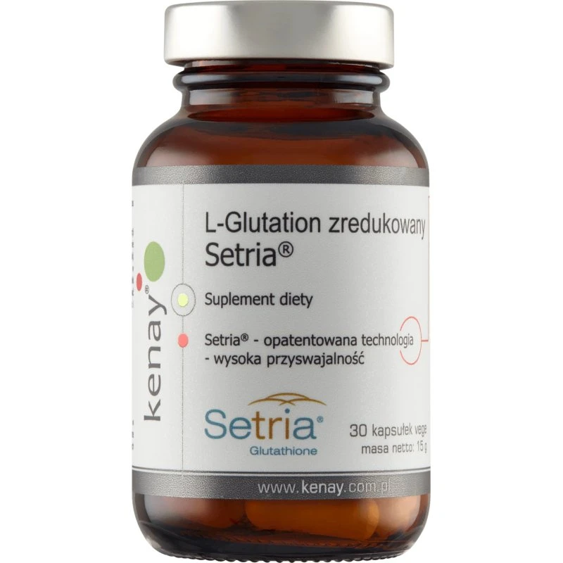 Kenay L-Glutathion Reduziert Setria, 30 Gemüsekapseln