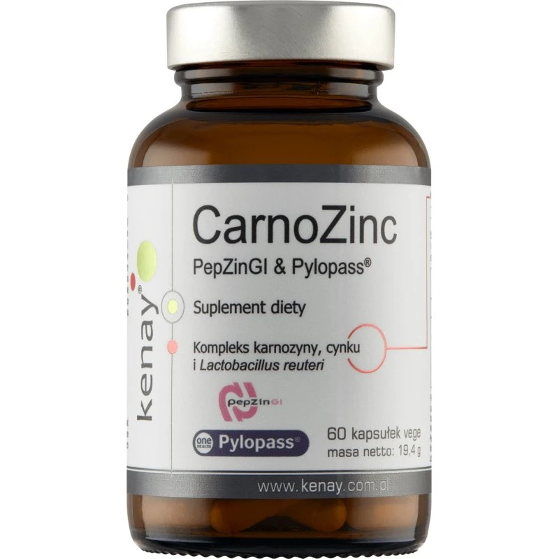 Kenay CarnoZinc PepZinGI & Pulopass Kapseln, 60 Stück