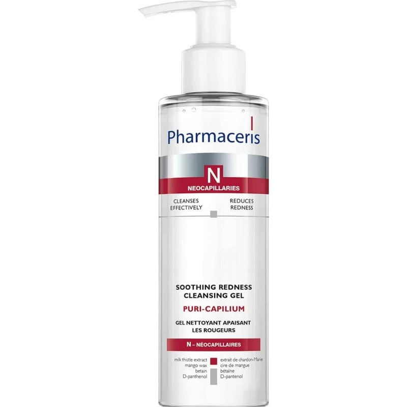 Pharmaceris N Puri-Capilium Reinigungsgel gegen Rötungen, 190 ml