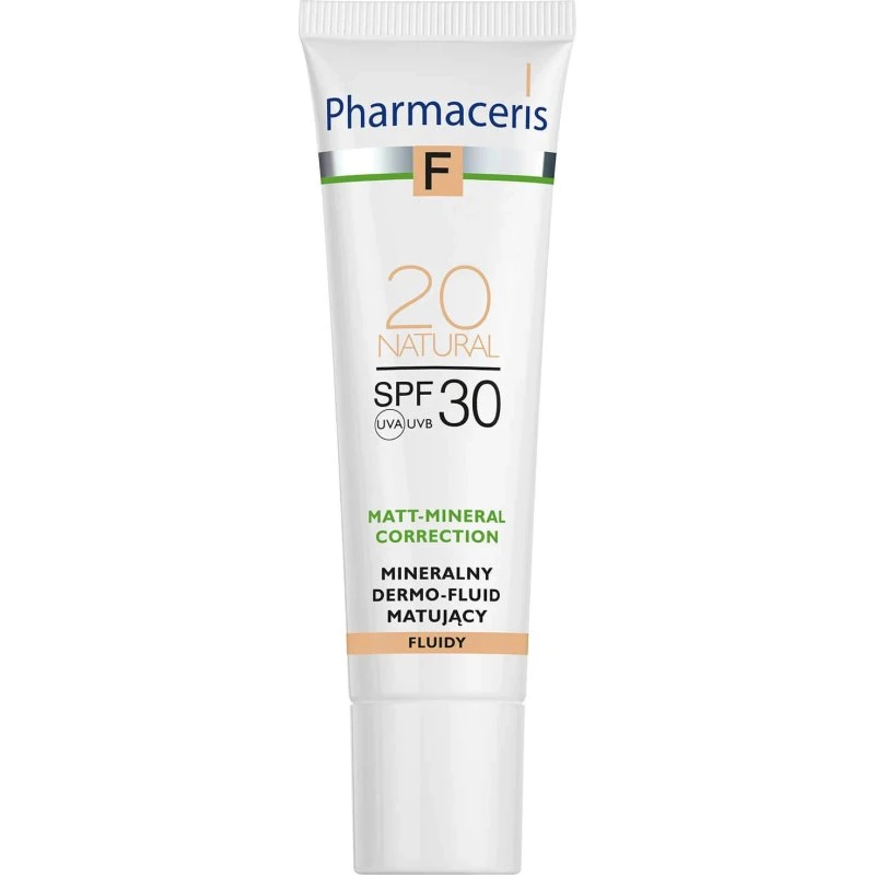 Pharmaceris F Matt-Mineral-Korrektur Fluid 20 Natural SPF 30, 30ml