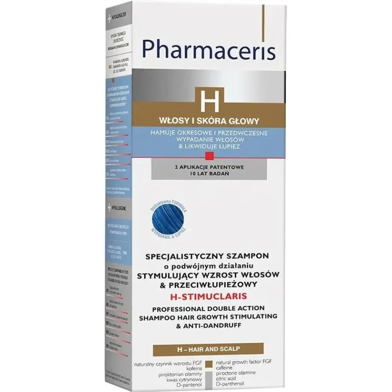 Pharmaceris H Stimuclaris Shampoo zur Haarwachstumsstimulation, 250 ml