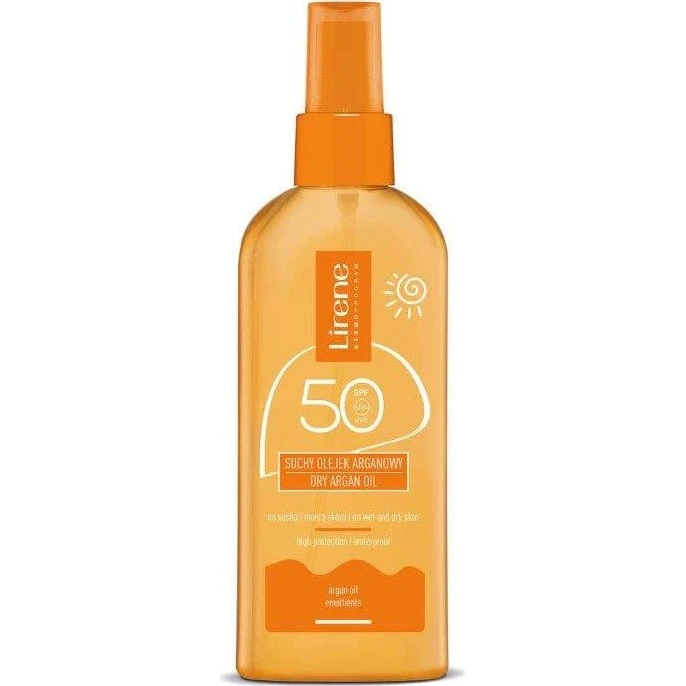 Lirene Arganöl Trockenöl Sonnenschutz SPF 50, 150 ml