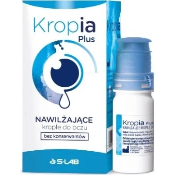 Kropia Plus Augentropfen mit Natriumhyaluronat, 10 ml