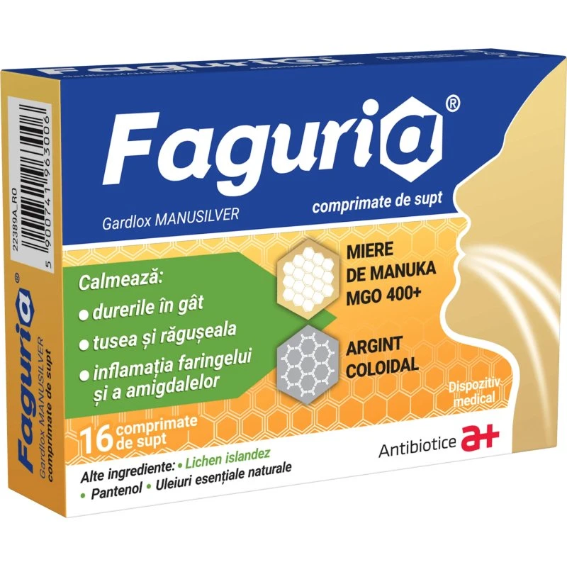 Faguria Antibiotice SA Lutschtabletten, 16 Stück