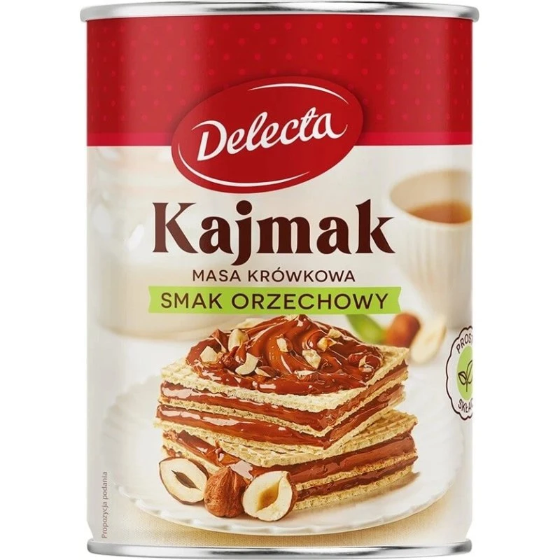 Delecta Kajmak Karamellpaste mit Erdnussgeschmack, 400 g