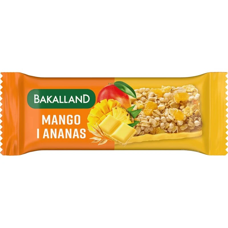 Bakalland Müsliriegel Mango & Ananas, 40 g