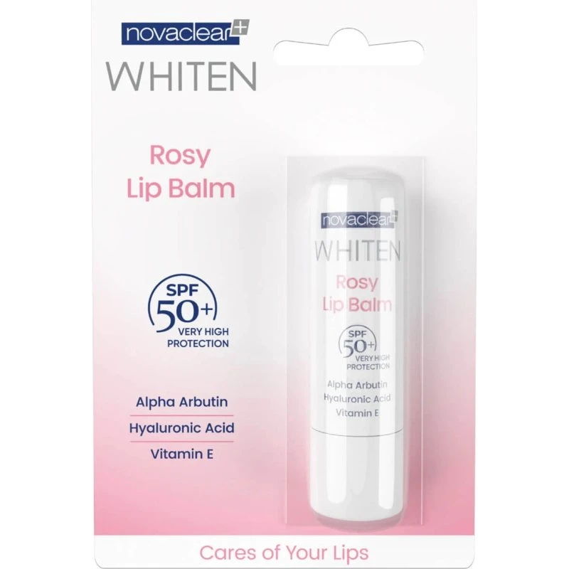 Novaclear Whiten Rosy Lip Balm SPF 50+, 4,9 g
