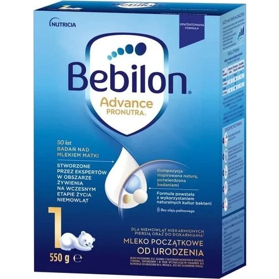 Bebilon 1 Advance Pronutra Säuglingsmilch, 550 g