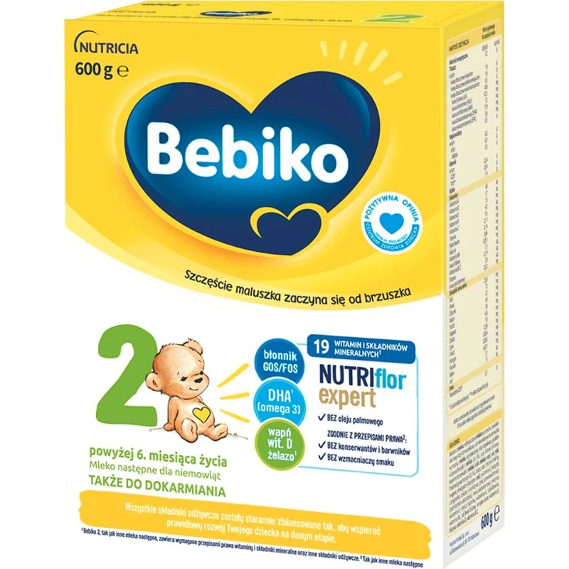 Bebiko 2 Nutriflor Expert Folgemilch, ab 6 Monaten, 600 g