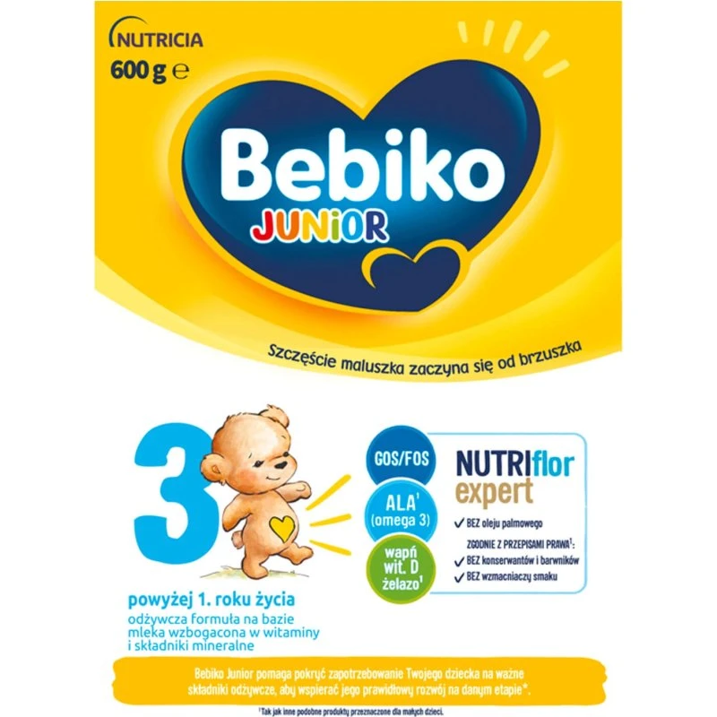 Bebiko Junior 3 Nutriflor Expert Milchnahrung ab 1 Jahr, 600 g