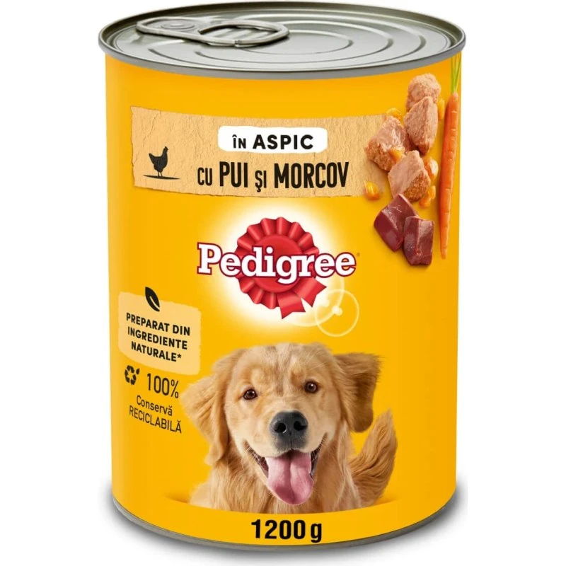 Pedigree Huhn & Karotte Nassfutter für Hunde, 1200g